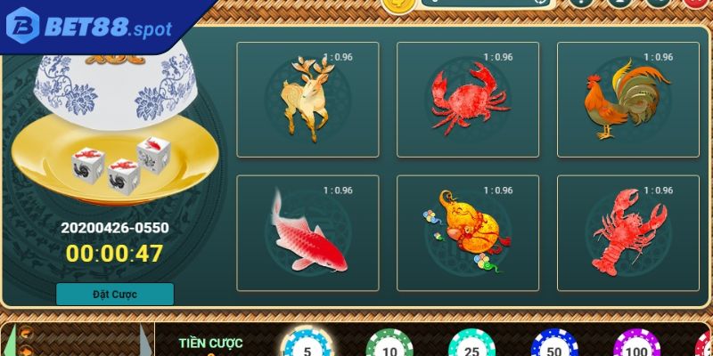 Tổng quan về bầu cua Bet88
